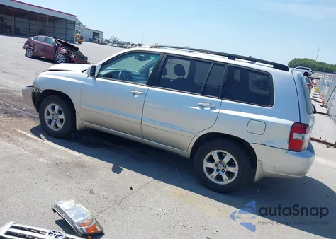 2007 Toyota Highlander V6 from USA, damaged, VIN JTEGP21A270129649